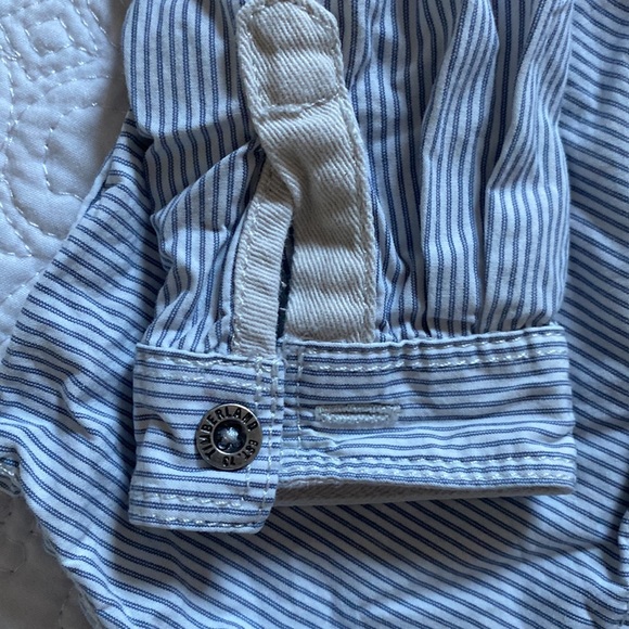 TIMBERLAND Infant Boys Button Up Shirt - size 6 months - Picture 5 of 7